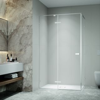 Душевой уголок RGW SV-040 353204008-11 100x80 см профиль хром стекло прозрачное