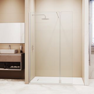 Душевая перегородка RGW WA-051 WA-010 + Z-071 351005183-11 80 см профиль хром стекло прозрачное