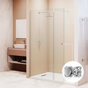Душевая перегородка RGW WA-054 (WA-010 + Z-072) 351005403-11 100 см хром