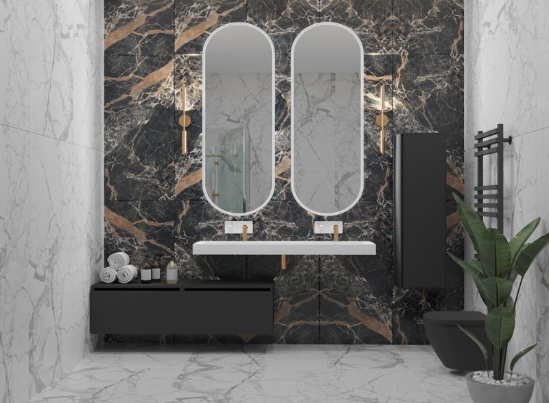 Ящик под столешницу Armadi Art Flat 140см антрацит глянец 897-140-A glossy