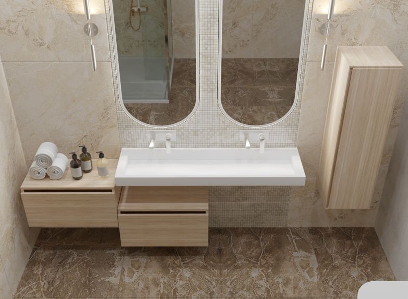 Ящик под столешницу Armadi Art Flat 60см дуб светлый 897-060-L