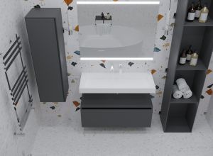 Ящик под столешницу Armadi Art Flat 100см антрацит матовый 897-100-A mat