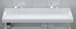 Раковина подвесная Armadi Art Flat 140см белый 859-140