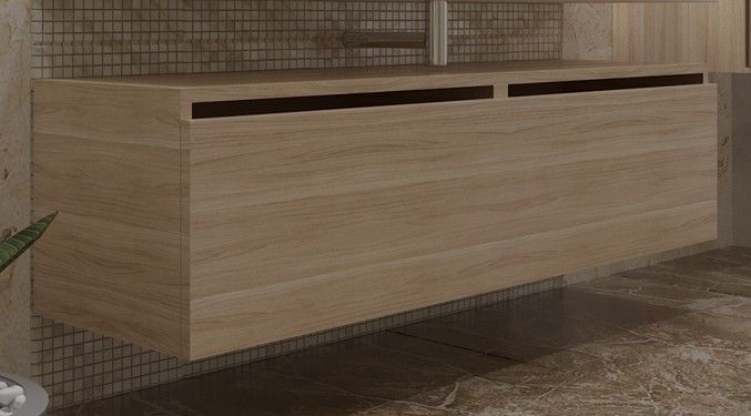 Ящик под столешницу Armadi Art Flat 100см дуб светлый 897-100-L