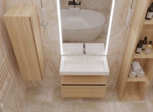 Раковина подвесная Armadi Art Flat 100см белый 859-100