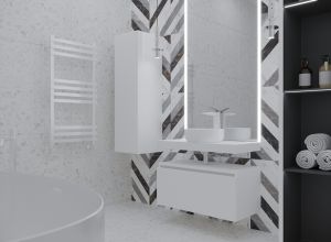Ящик под столешницу Armadi Art Flat 120см белый 897-120-W