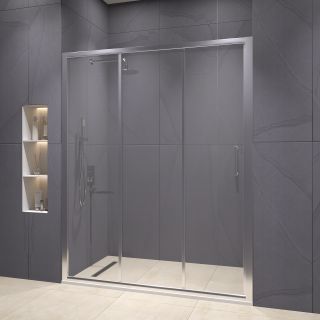 Душевая дверь RGW PA-13 06081314-11 140 см профиль хром стекло прозрачное