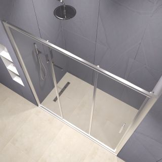 Душевая дверь RGW PA-13 06081314-11 140 см профиль хром стекло прозрачное