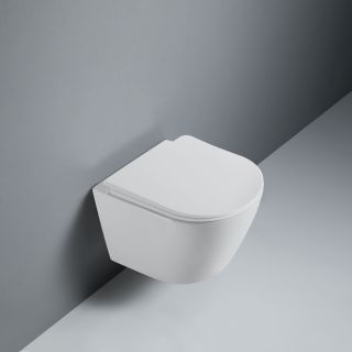 Унитаз подвесной RGW SW-51 80420251-01 безободковый белый