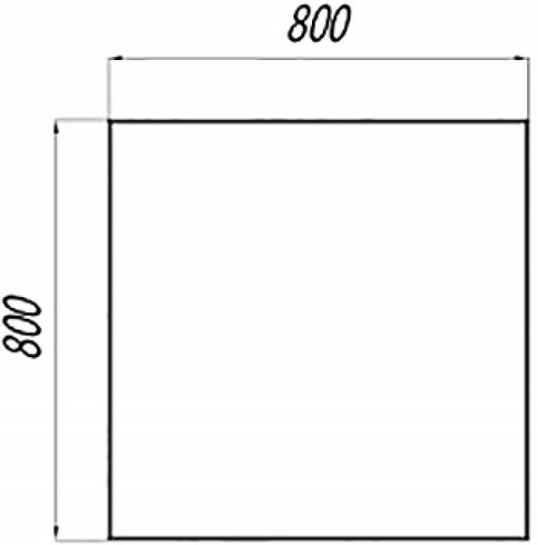 Зеркало Акватон Брук 80см 1A200202BC010
