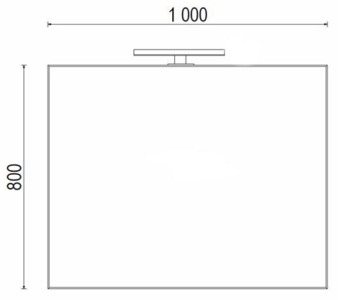Зеркало Акватон Брук 100см 1A200302BC010