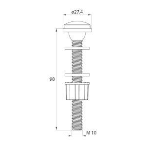 Арматура водосливная IDDIS Dual Mode F012400-02K