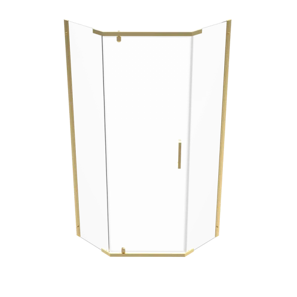 Душевой уголок Triton Дека -Голд  Щ0000073927 90x90 см профиль золото стекло прозрачное