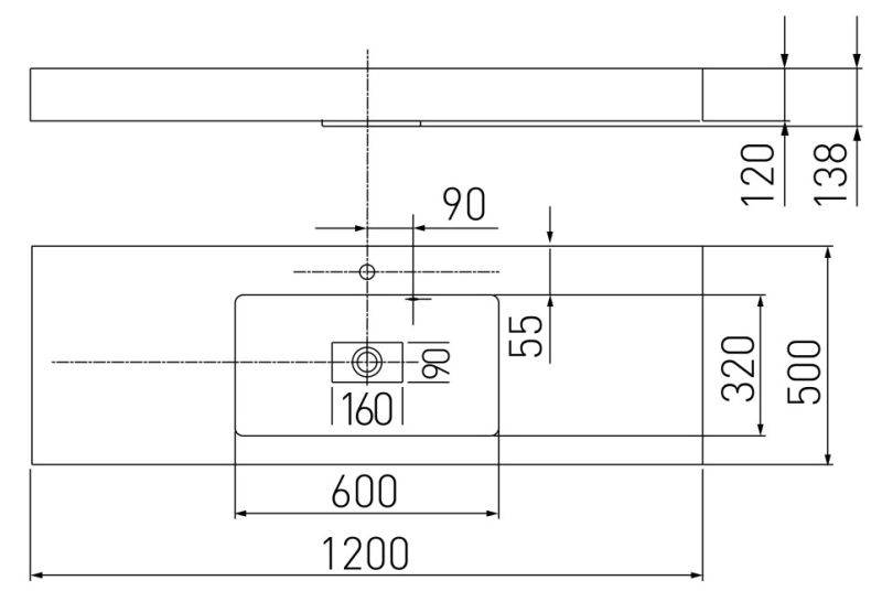 Раковина Акватон Ричмонд 120см белый 1A70583KRD010 Раковина Акватон Ричмонд 120см белый 1A70583KRD010