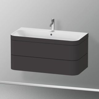 Тумба под раковину Duravit Happy D 2 Plus 77.5 HP4637O8080 подвесная графит Тумба под раковину Duravit Happy D 2 Plus 77.5 HP4637O8080 подвесная графит