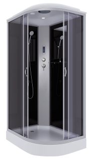 Душевая кабина Niagara NG-3512-14LP 120x80см серебро/тонированное