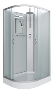 Душевая кабина Niagara NG-3312-14RBKT 120x80см серебро/матовое Душевая кабина Niagara NG-3312-14RBKT 120x80см серебро/матовое