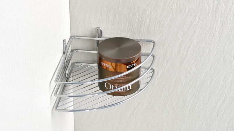 Полка Fixsen угловая одноэтажная цвет серый (FX-710-1) Полка Fixsen угловая одноэтажная цвет серый (FX-710-1)