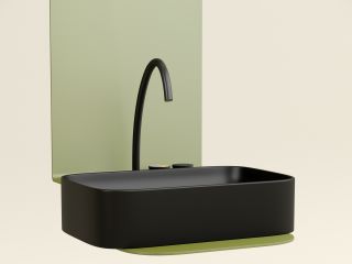 Раковина Ceramicanova Элемент (Element) CN6053MB 60 см чёрный матовый