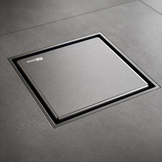 Душевой трап под плитку WasserKRAFT Niers 30D10GR 10 см графит