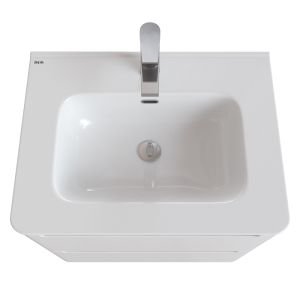 Напольная тумба с раковиной IDDIS Edifice EDI60WFi95K 60см белый