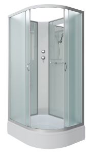 Душевая кабина Niagara NG-33294-14LBK 120x90см серебро/матовое