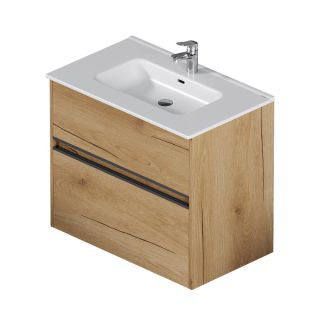 Тумба с раковиной Am.Pm Sense M7B-FUX0802OF-WCC0802WG 80 см дерево