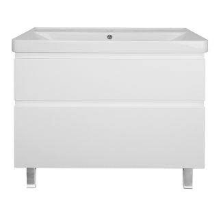 Тумба с раковиной Azario Мила CS00089953 90 см белый матовый