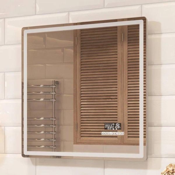 Зеркало с подсветкой Vigo Geometry Media voice 046 70 см