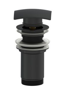 Донный клапан для раковины Wonzon & Woghand WW-88SS08-MB с переливом чёрный матовый Донный клапан для раковины Wonzon & Woghand WW-88SS08-MB с переливом чёрный матовый