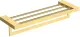 Полка для полотенец Boheme Qubic 10737-G золото