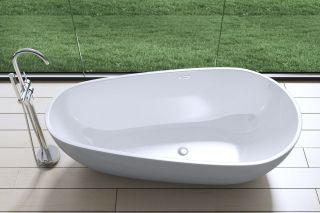 Акриловая ванна Art&Max 167x84см белый AM-506-1670-845
