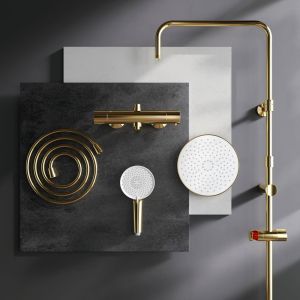 Душевая система AM.PM  X-Joy F0785A499 золото