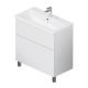 Тумба с раковиной Am.Pm Gem M90-FSX0802WG-WCC0802WG 80 см белый