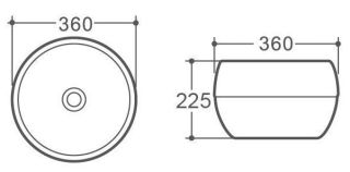 Раковина Art&Max 36см белый AM3510 Раковина Art&Max 36см белый AM3510