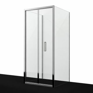 Душевой уголок WasserKRAFT Weser 78F43 90x90 см профиль хром стекло прозрачное