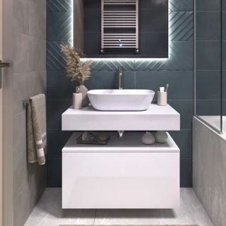 Тумба подвесная без столешницы Velvex Unit tp.UNI.80.2Y белый матовый, 80 см Тумба подвесная без столешницы Velvex Unit tp.UNI.80.2Y белый матовый, 80 см