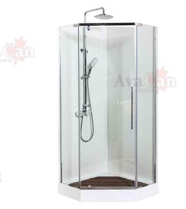 Душевой уголок AvaCan PC 100x100 см хром