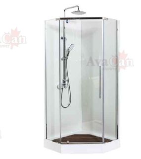 Душевой уголок AvaCan PC 100x100 см хром Душевой уголок AvaCan PC 100x100 см хром