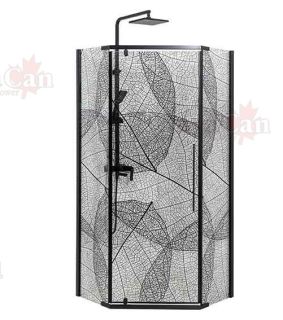 Душевой уголок AvaCan PB 90x90 см чёрный Душевой уголок AvaCan PB 90x90 см чёрный