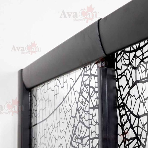 Душевой уголок AvaCan FB2 170-190 + SB80 MT чёрный