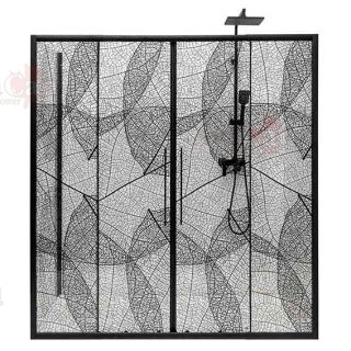 Душевая дверь в нишу AvaCan FB2 170-190 чёрный