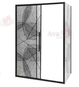 Душевой уголок AvaCan FB 160-180 + SB 100 чёрный
