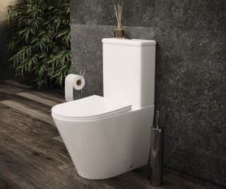 Напольный унитаз Ceramica Nova Highlight CN1802 безободковый белый Напольный унитаз Ceramica Nova Highlight CN1802 безободковый белый