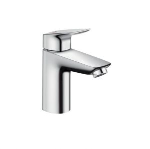 Смеситель для раковины Hansgrohe  Logis 100, однорычажный, CoolStart, со сливным гарнитуром