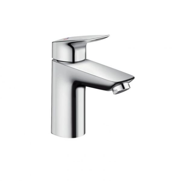 Смеситель для раковины Hansgrohe  Logis 100, однорычажный, CoolStart, со сливным гарнитуром
