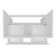 Тумба с раковиной Azario Эстима CS00094636 80 см белый