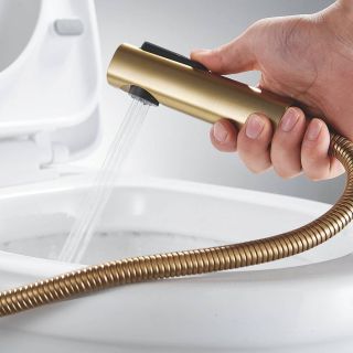 Гигиенический душ со смесителем Shevanik S9905G-1 золотой сатин Гигиенический душ со смесителем Shevanik S9905G-1 золотой сатин
