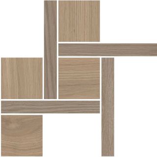 Декор Kerama Marazzi T056\SG643820 Альберони 2 наборный коричневый светлый матовый обрезной 27.5x27.5x0,9