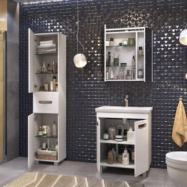 Тумба под раковину напольная Vigo Plaza 023 60 см белый